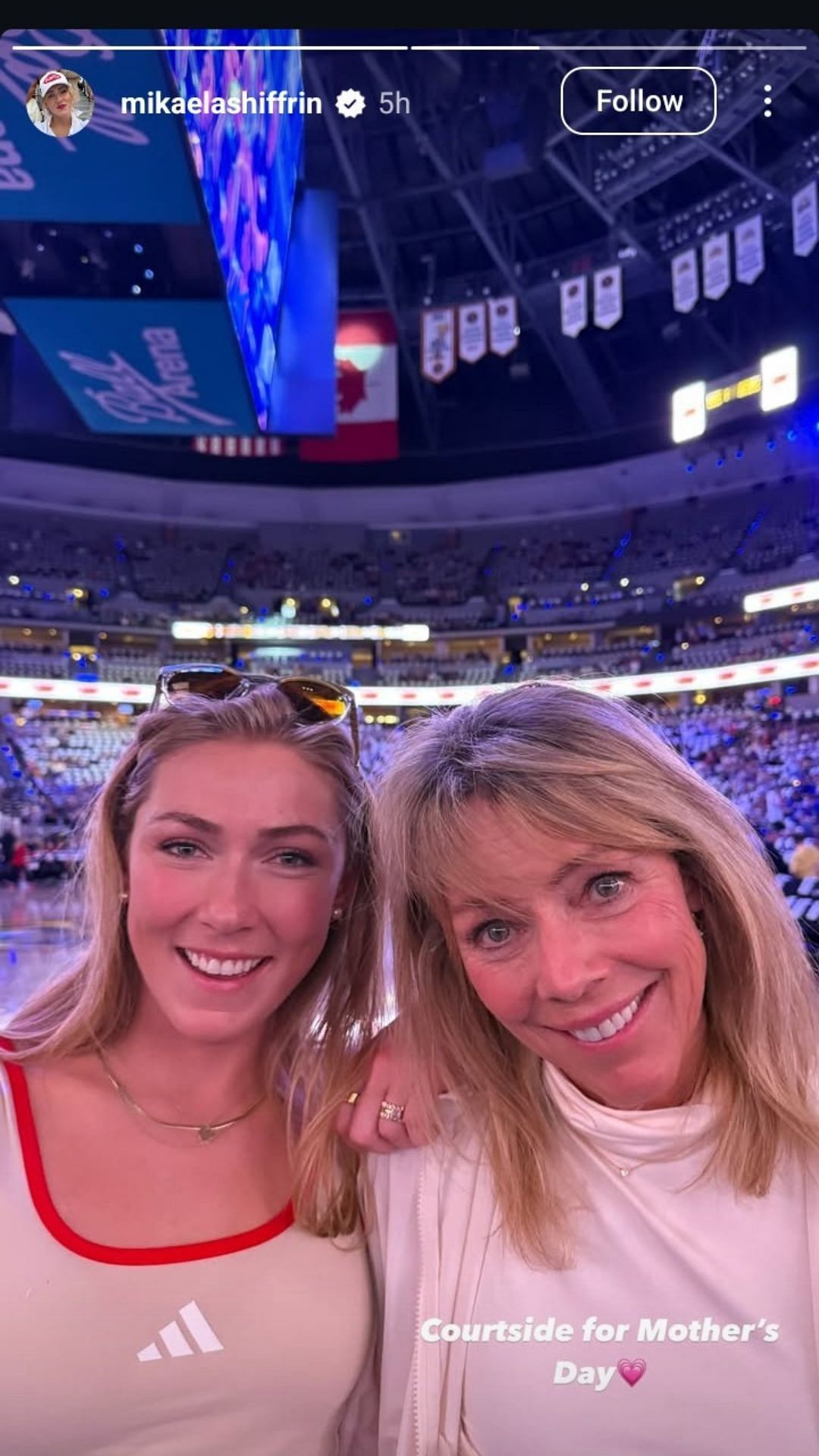Via @mikaelashiffrin on Instagram